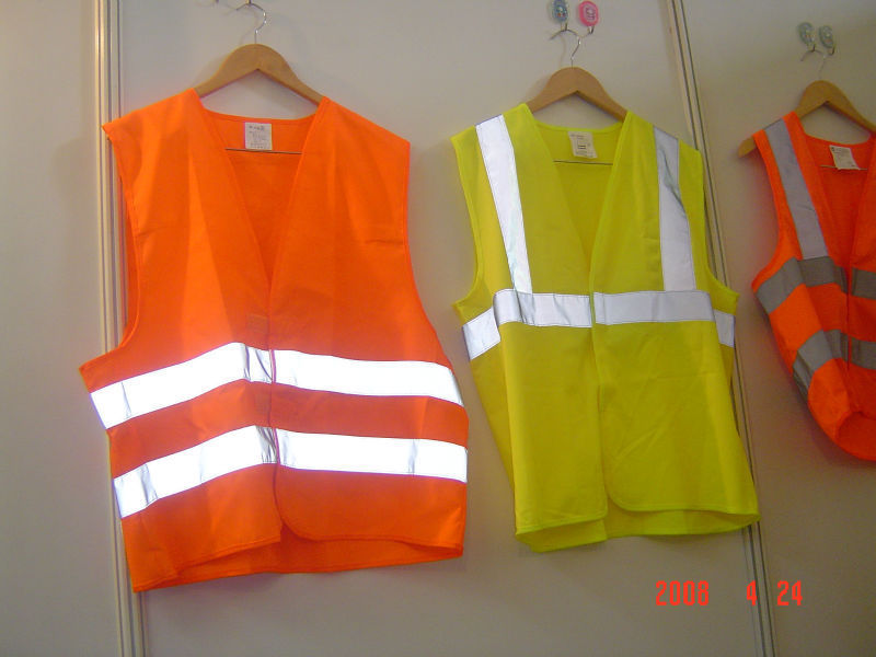 Customized High Visibility Jacket Safety Vest Reflective Jacket With Led Flash