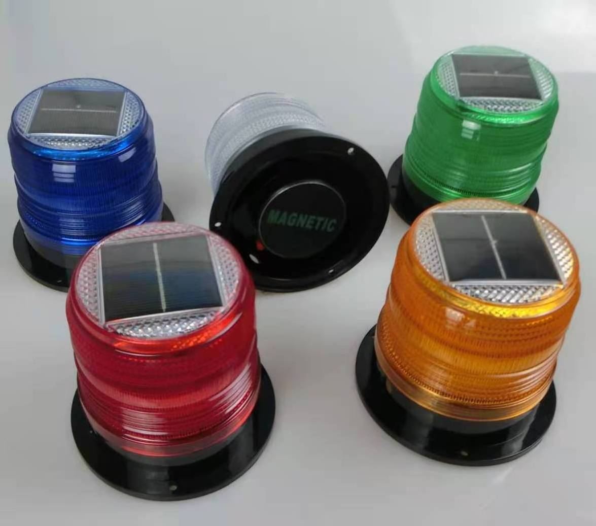 Solar Warning Light Safety Car Flash Magnetic Solar Direction Light Warning Lamp Solar Color Warning Strobe Light