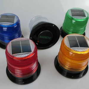 Solar Warning Light Safety Car Flash Magnetic Solar Direction Light Warning Lamp Solar Color Warning Strobe Light