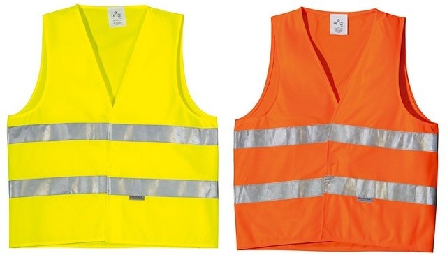 Customized Security Vest / Fluorescent Fabric Safety Vest High Visible Reflective Vest cheap mesh 100% new material