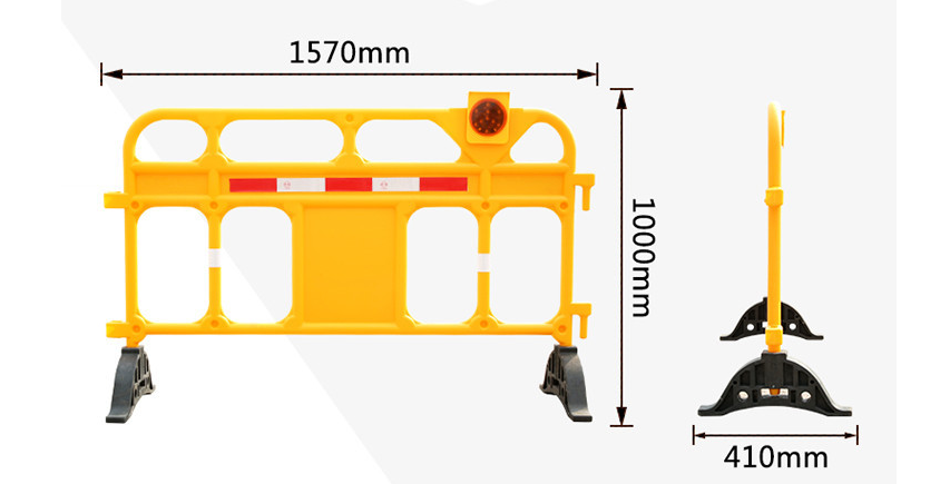 Road crowd control barrier /concert /events orange / white / black barricades / metal portable safety fencing