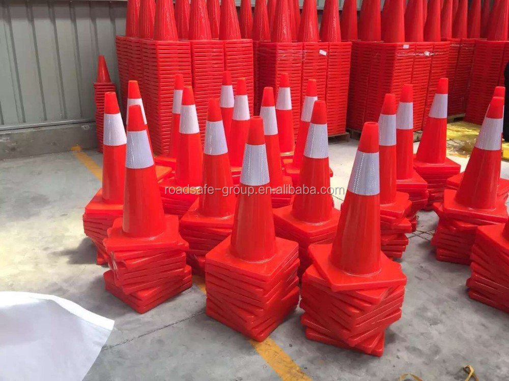 20 Years manufacturer Beijing ROADSAFE  Wholesale 30/45/70/75/90cm orange traffic PP PVC cone supplier