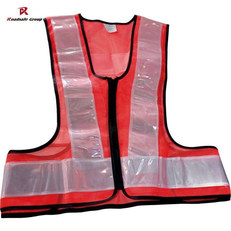 roadsafe LOGO VEST / security vest Colorful safety fabric traffic reflective vest Hi vis jackets green good quality