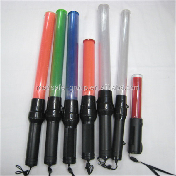 54cm Battery Rechargeable High Visible Traffic Equipment LED Flashing Baton