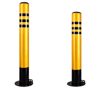 High Quality black/yellow  Bollard  stainless Steel Post /  Anti-collision barrier  post bollards