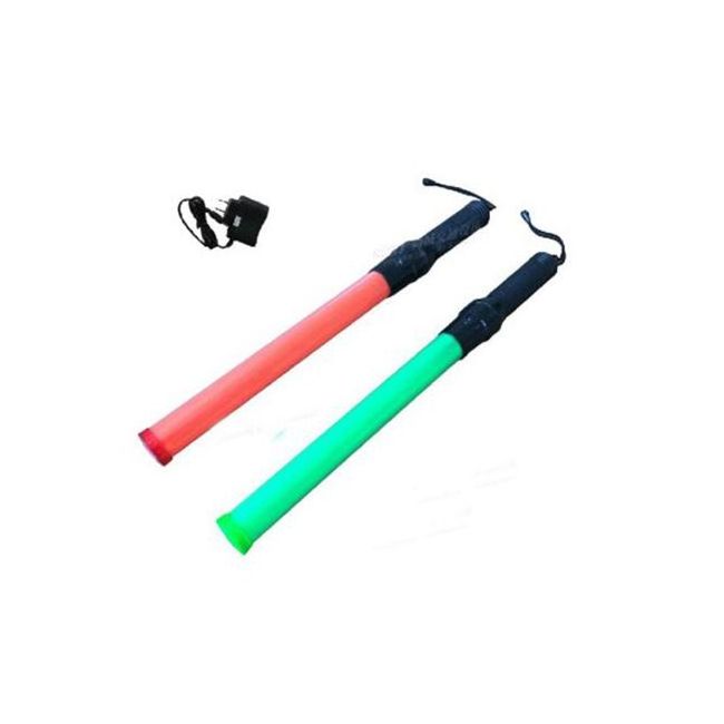 54cm Rechargeable Battery Flashing Led Traffic Baton Wand Security Traffic Baton