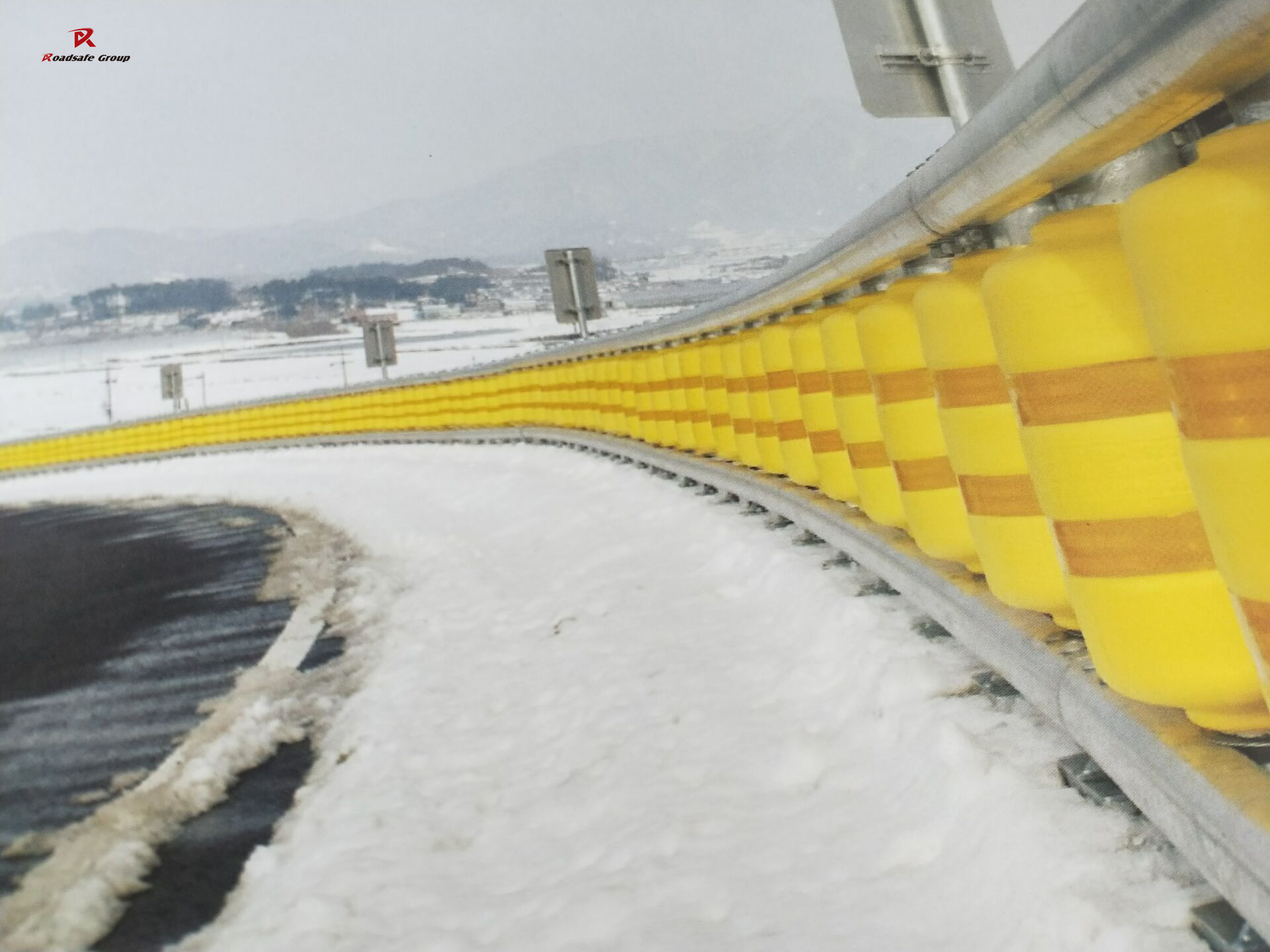 EVA Highway Guardrail Barrier Anti Crash Guardrail Traffic Safety Rolling Systems Guardrail Road Roller Barrier