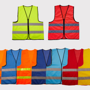 Custom High Visibility Reflective Safety T Shirt Construction Hi Viz Work Shirts with Pocket  for Men