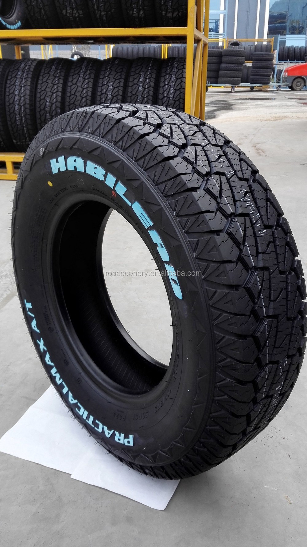 235/75R15 LT, 235/85R16 LT White letter tyres