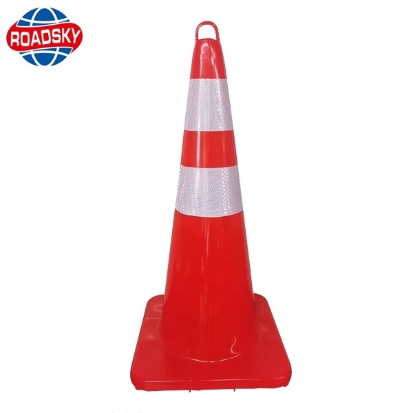 700mm 750mm glow in the dark rechargeable reflective used traffic cone