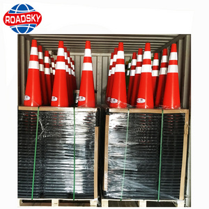 Flexible Orange PVC Traffic Cone Weights Manufacturers Road Safety Traffic Cone