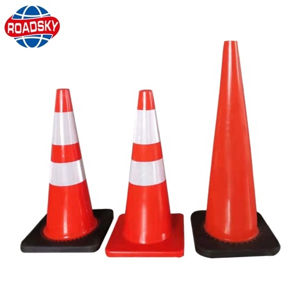 700mm 750mm glow in the dark rechargeable reflective used traffic cone