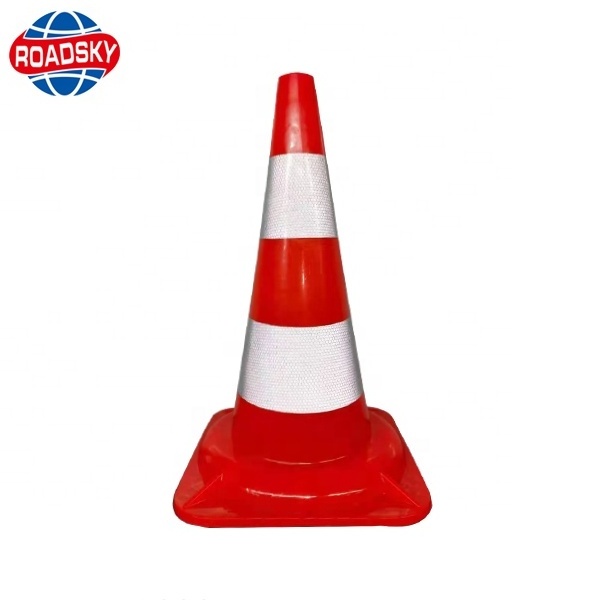 700mm 750mm glow in the dark rechargeable reflective used traffic cone