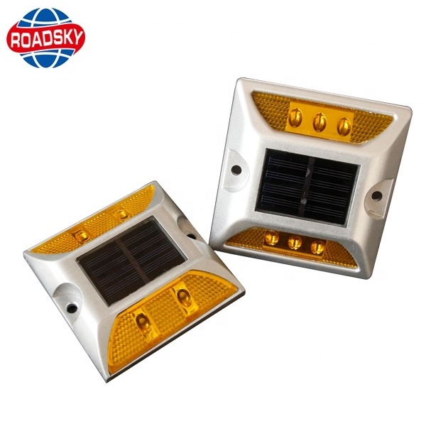 Cat Eye Aluminum LED Solar Road Stud