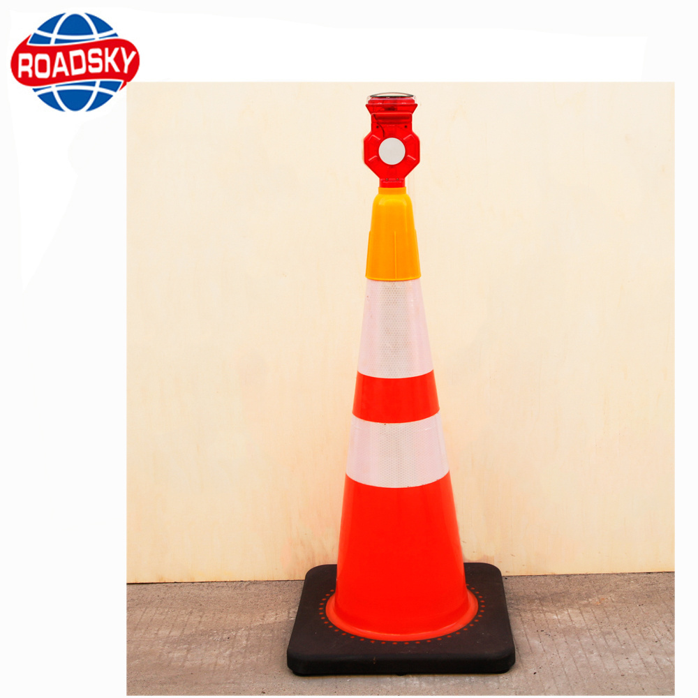 Flexible Orange PVC Traffic Cone Weights Manufacturers Road Safety Traffic Cone