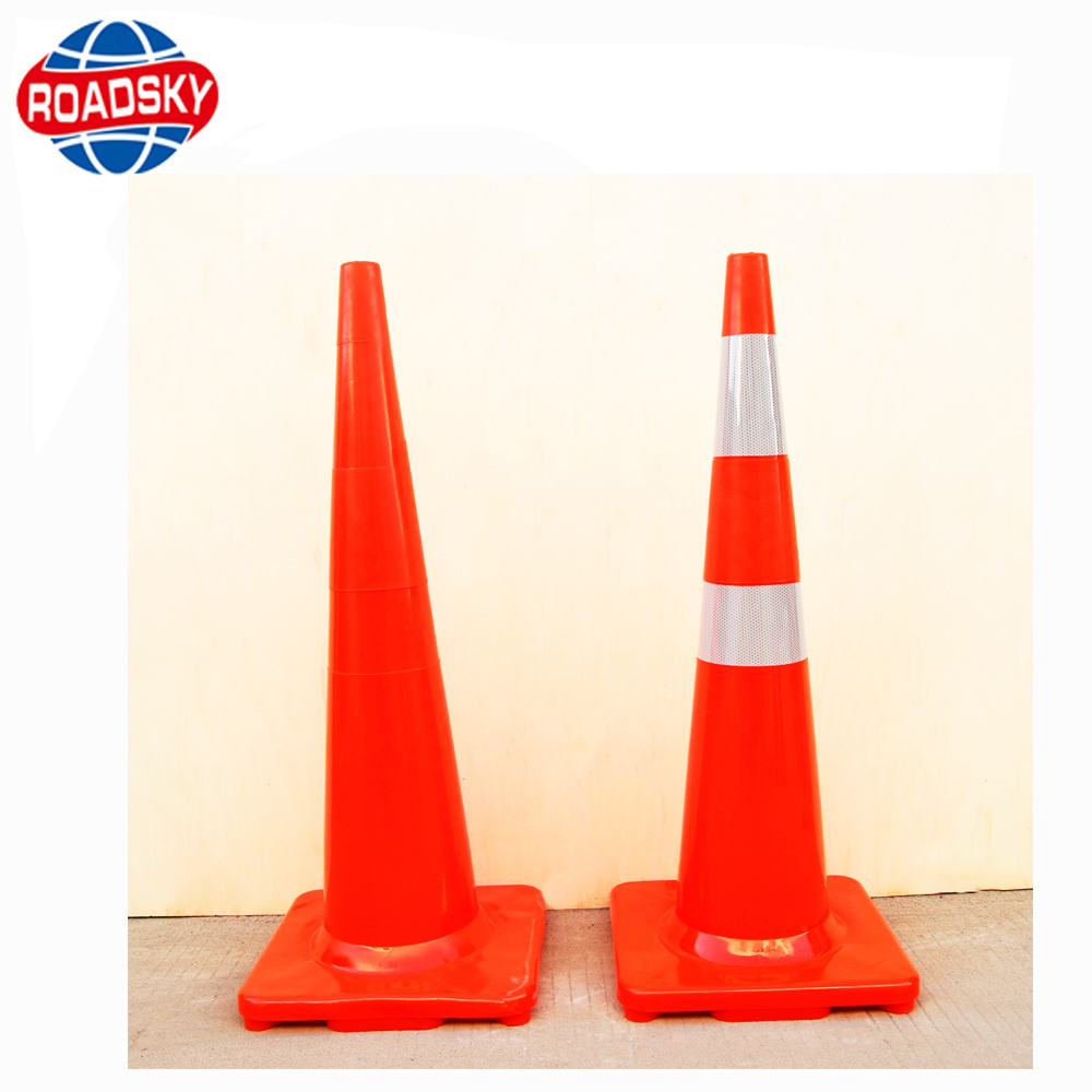 Flexible Orange PVC Traffic Cone Weights Manufacturers Road Safety Traffic Cone