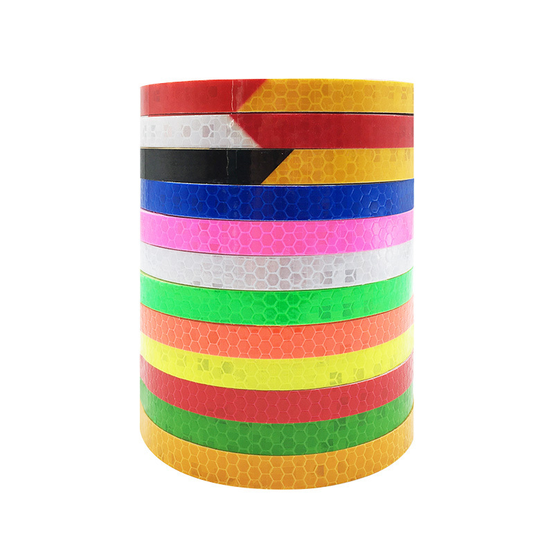 1 cm Pink Reflective Tape Bike Rim Wheel Reflective Stickers Tape Reflective Wheel Hub Sticker For Motorcycle