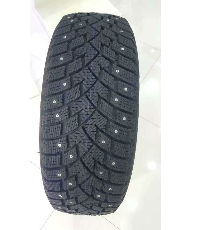 snow Tires studded with spike