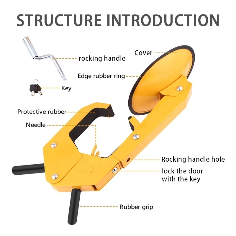 Heavy duty Steering Durable Car Wheel Alignment Wheel Clamp Lock