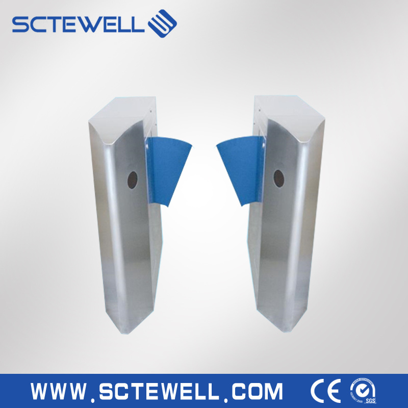 New Design Access Control RFID  Fingerprint Face Flap Turnstile Barrier Gate for community swing turnstile manufacturer