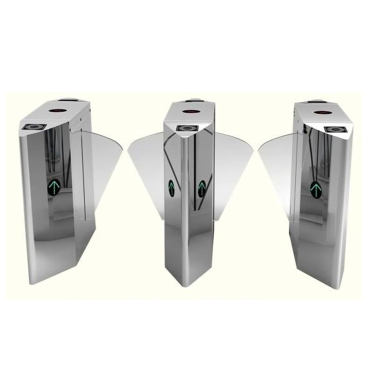 New Design Access Control RFID  Fingerprint Face Flap Turnstile Barrier Gate for community swing turnstile manufacturer