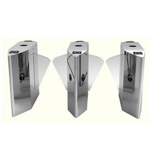 New Design Access Control RFID  Fingerprint Face Flap Turnstile Barrier Gate for community swing turnstile manufacturer