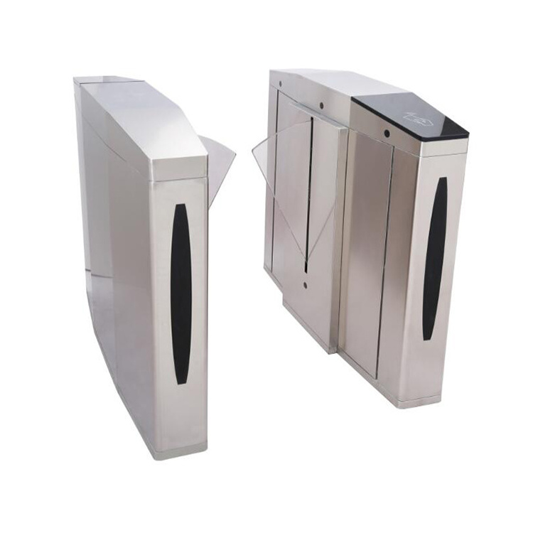 New Design Access Control RFID  Fingerprint Face Flap Turnstile Barrier Gate for community swing turnstile manufacturer