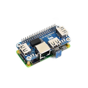 Raspberry Pi 4/Zero W USB to Ethernet RJ45 Ethernet Port USB HUB Hub Splitter ETH/USB HUB HAT Expansion Board for Raspberry Pi