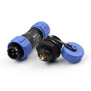 Weipu waterproof aviation plug SP13 Receptacle 2-3-4-5-6-7-9 core male and female wire connectors