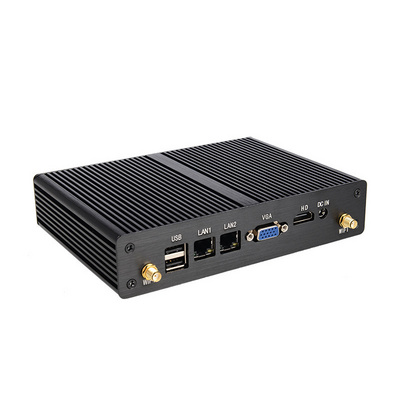 Industrial Mini PC Dual LAN dual COM micro computer J1900