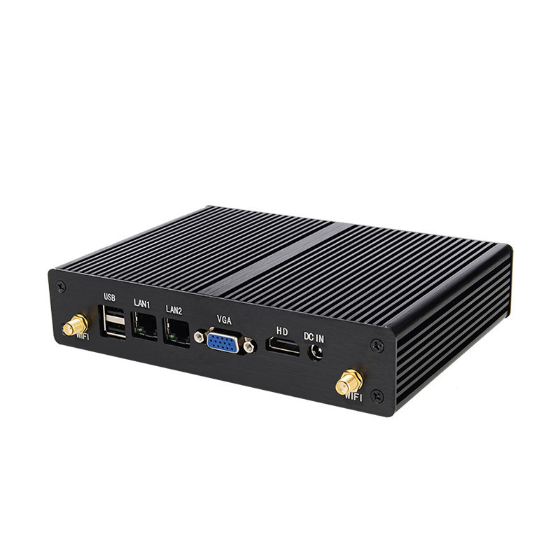 Industrial Mini PC Dual LAN dual COM micro computer J1900