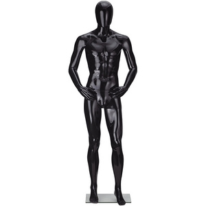 dummy plastic black full body male mannequin torso