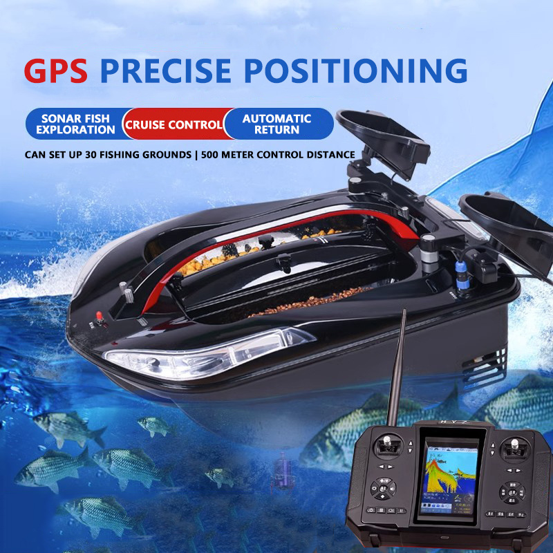 Jetsahrk fish finder bait boat carp fishing fishing bait boat with fish finder and GPS remote control fishing bait boats