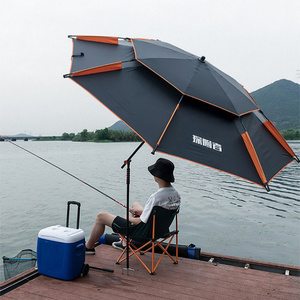 2.0m 2.2m 2.4m Parasol Outdoor Camping  Fishing Use Detachable Adjustment Direction Sun Shade Rainproof Fishing Umbrella