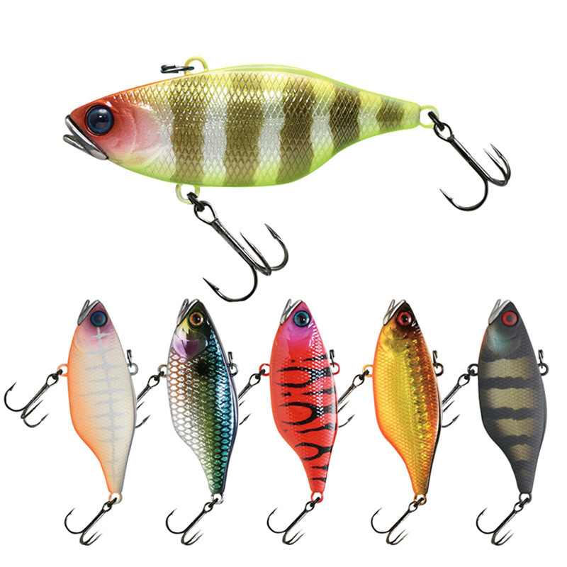 Jetshark 6cm 11g Lipless Crankbait Fishing Lures VIB Sinking Vibe Crank Baits Swim baits Minnow for Bass Trout