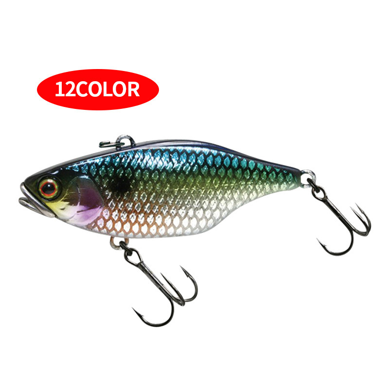 Jetshark 6cm 11g Lipless Crankbait Fishing Lures VIB Sinking Vibe Crank Baits Swim baits Minnow for Bass Trout