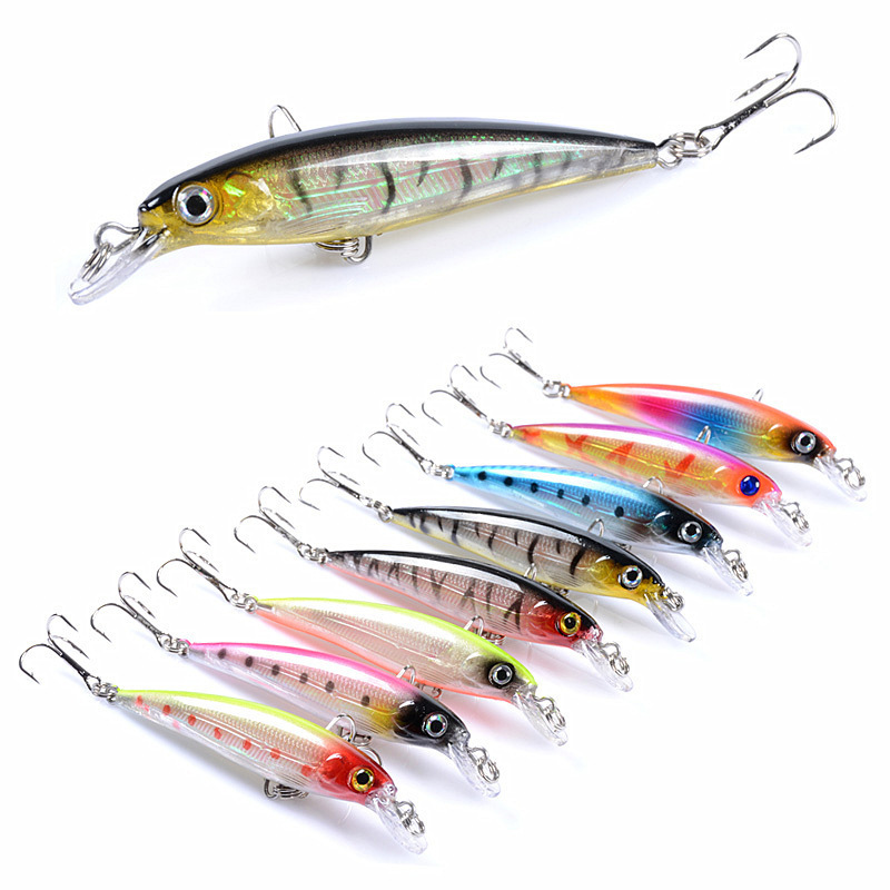 Jetshark 9colors 90mm/7.3g Cheap minnow lure Long Casting Sinking Minnow Hard Fishing Lure floating minnow lure