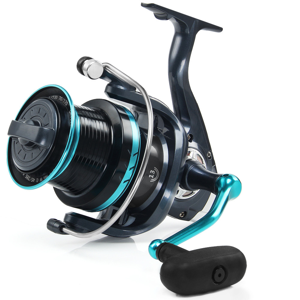 Jetshark 13bb 800-12000 Metal 16 Kg Drag EVA & Metal Knob Handle Surf Saltwater Spinning Fishing Reel