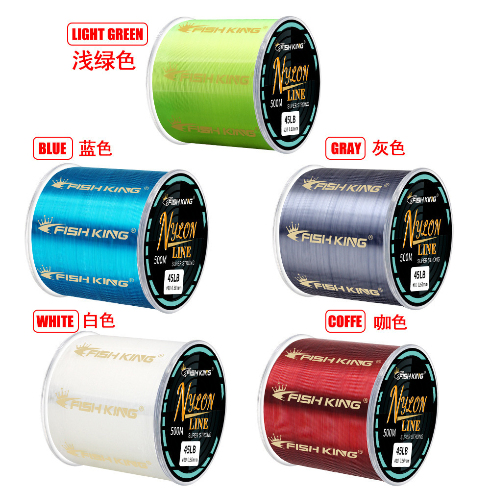 Jetshark 500m Nylon Fishing Line Monofilament Rock Sea Fishing Tackle Thread Bulk Spool Fishing Line