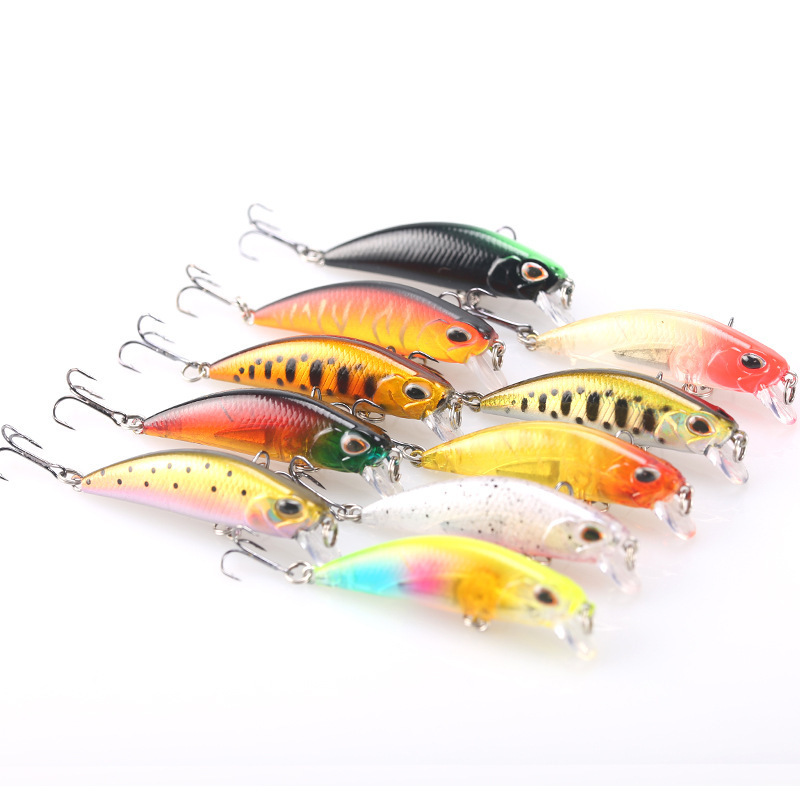 Jetshark 5.5cm 5g 15colors Artificial Sinking Bait Sea Saltwater Pike Bass Fish Mini Plastic Minnow Fishing Lure