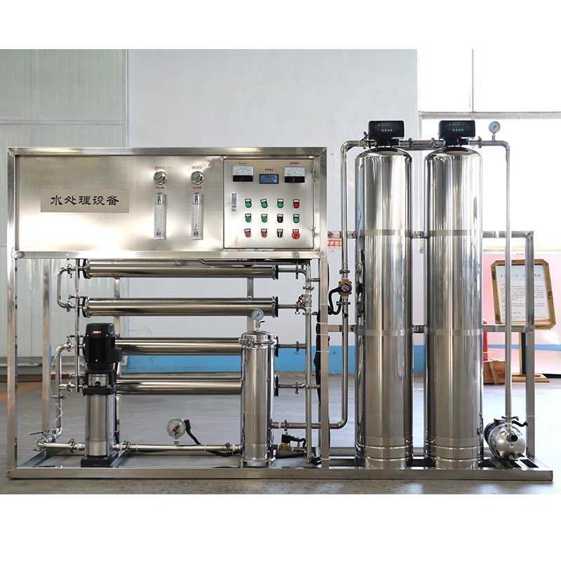 1T /H precision filter / RO water treatment system Industrial water treatment appliances water treatment plant for sale