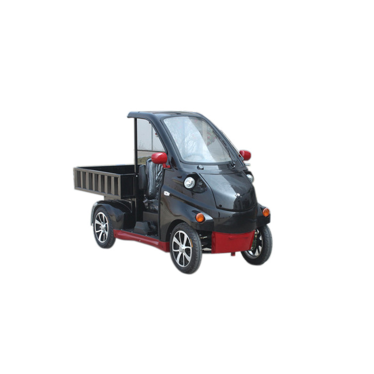 multi-function mini single seat electric pickup truck for sale Superior quality 4 wheeler Small  van cargo car for delivery