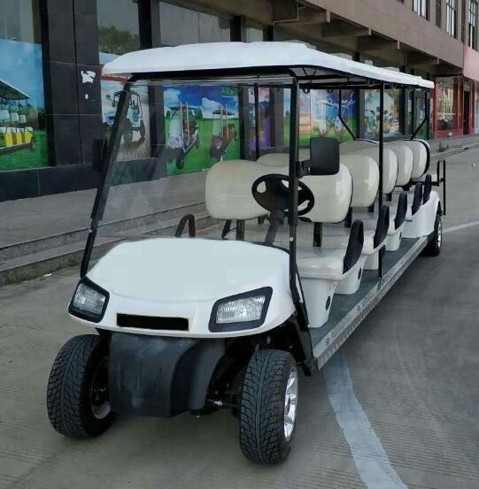 Electric golf cart 12 passengers high quality golf buggy