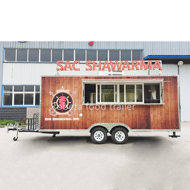 Pizza ice cream foodtruck mobile kitchen truck with full equipment catering trailer food truck van shaved ice kiosk for sale