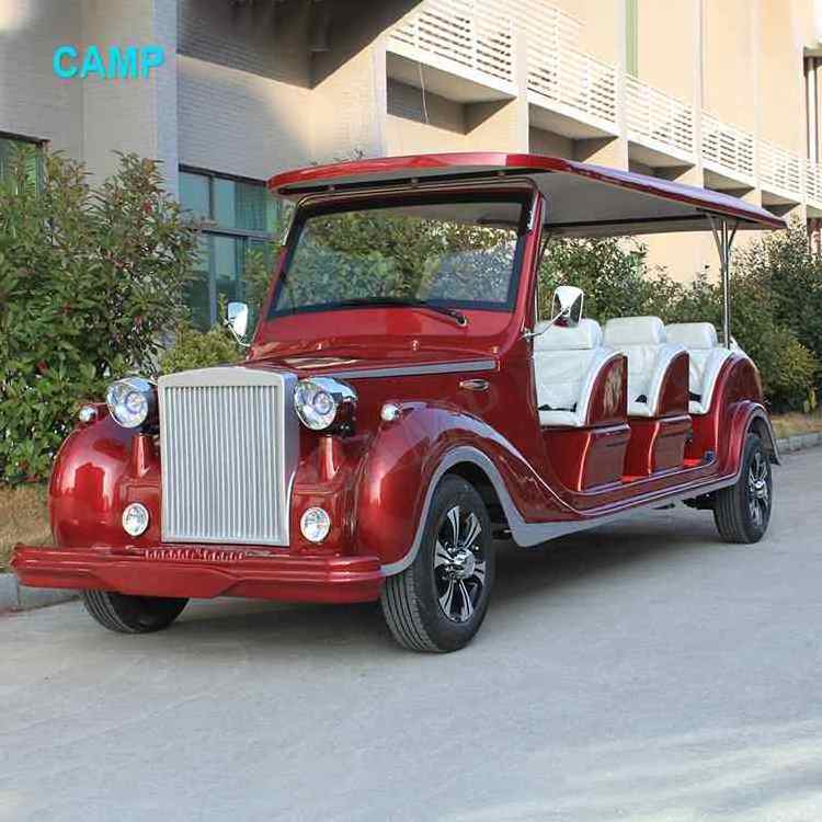 Electric Vintage Car Antique Vintage Electric Car 72V Vintage Classic Sightseeing Car