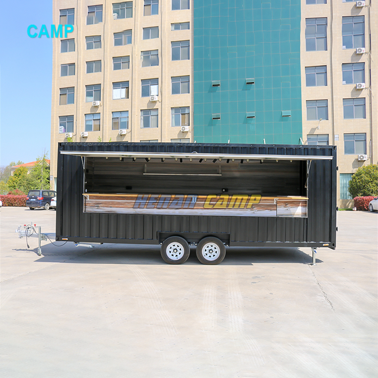 CAMP container restaurant with kitchen ice cream trailer mobile food truck mobile kitchen container