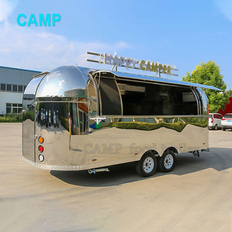 Street Fast Food Truck Portable Kebab Food Truck Airstream Foodtruck Food Trailers Fully Equipped Mobile Kitchen