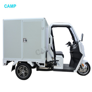 Closed Cabin cargo bike electric/ electric powered cargo truck tuck tuck rickshaw