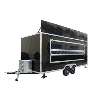 Mobile Bar Truck Food Track Pizza Food Truck Shanghai Canteen Trailer Caravan For food truck refrigerated