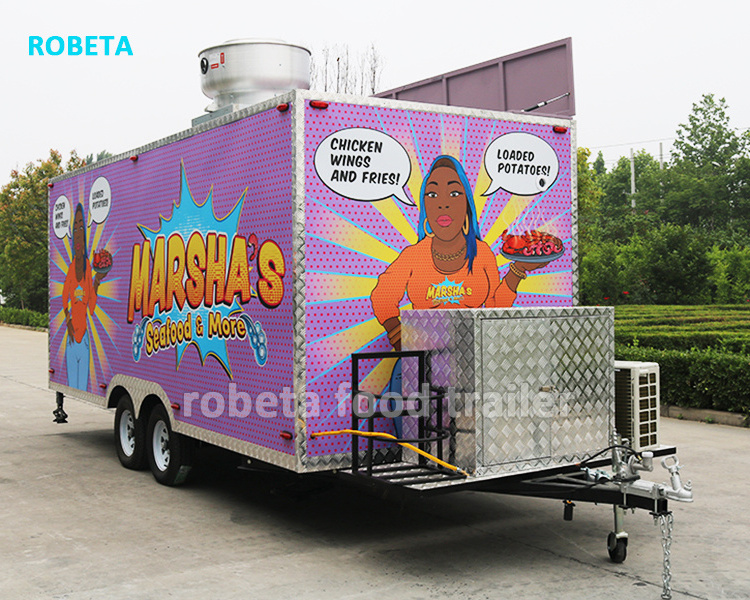 Wholesale Price Cater Ice Cream Mobile Food Trucks For Sale Concession Used Food Truck Trailer Food Cart